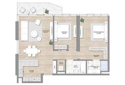 2 bedroom apartment